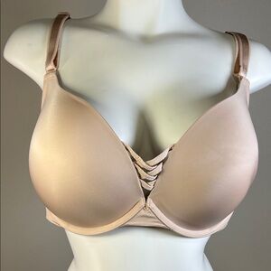 Torrid Curve Nude 360 Back Smoothing Push-up Plunge Bra 44C